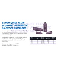 SQF-3 ARROW MUFFLER 3/8" NPT MALE PLASTIC